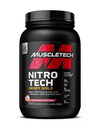NITRO TECH 100% WHEY GOLD 2LBS MUSCLETECH