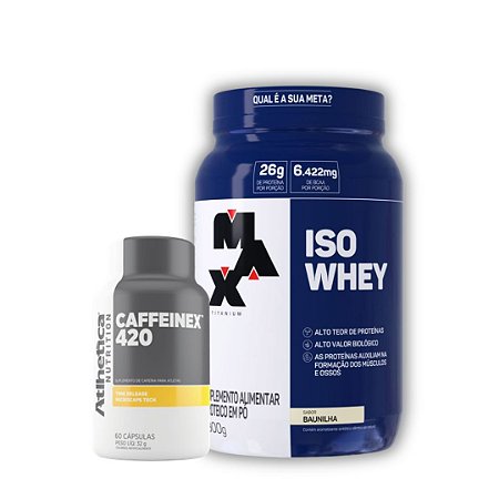 KIT ISO WHEY + CAFFEINEX 420