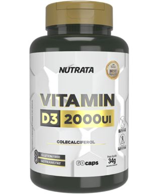 VITAMINA D3 2000 UI 60 CAPS NUTRATA