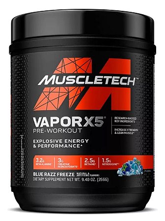 VAPOR X5 PRÉ-WORKOUT 360G MUSCLETECH