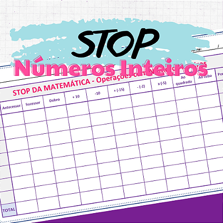 STOP - Operações Números Inteiros