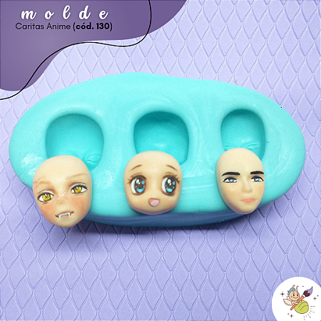 Moldes de Silicone Caritas anime cod.130