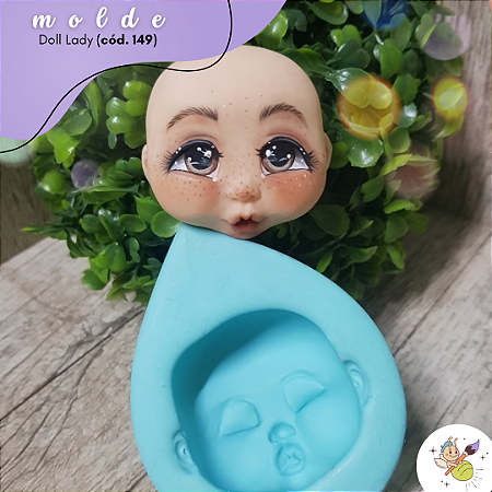 Molde Cabecinha Doll Lady