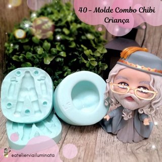 Molde Combo Chibi Criança