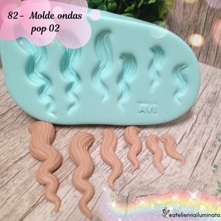 Molde Cabelo Ondas Pop