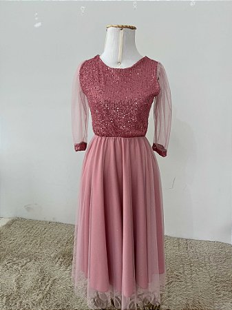 Vestido Ele Vive - Rose