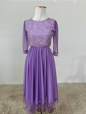 Vestido Ele Vive - Lavanda