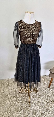Vestido Nova Aliança - Preto