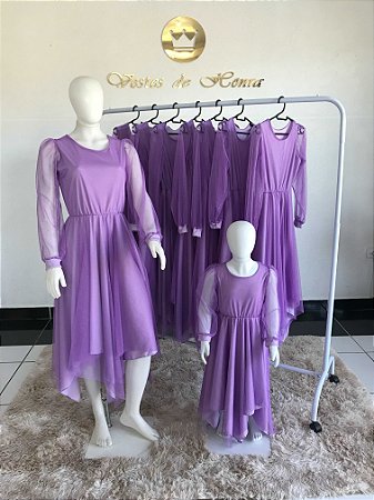 Vestido Nova Aliança - Lavanda (Lilás)