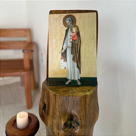 Ícone de São José com Menino Jesus
