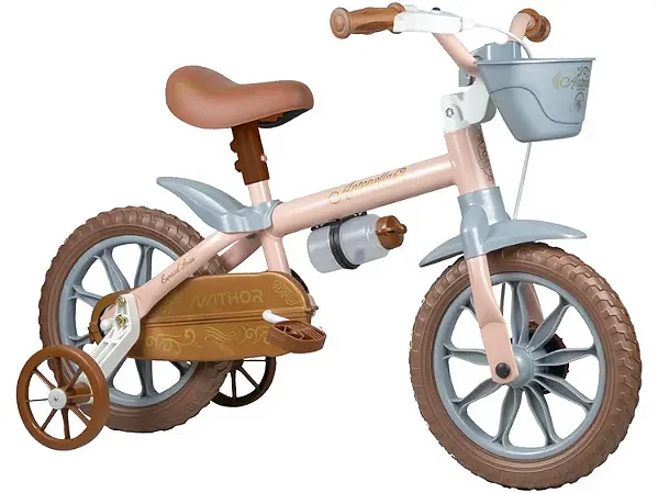 Bicicleta Aro 12 infantil Feminina Antonella Baby Nathor