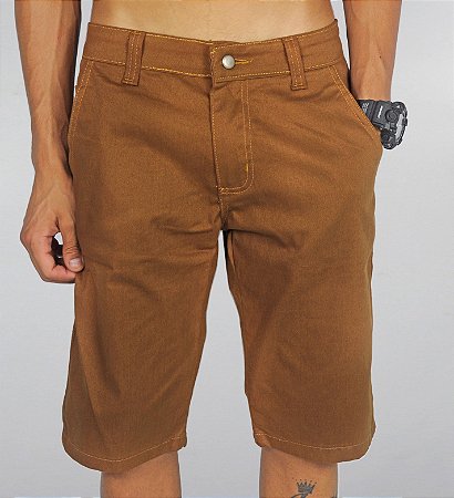 bermuda sarja marrom