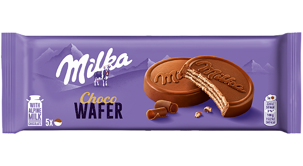 MILKA CHOCO WAFER 150GR