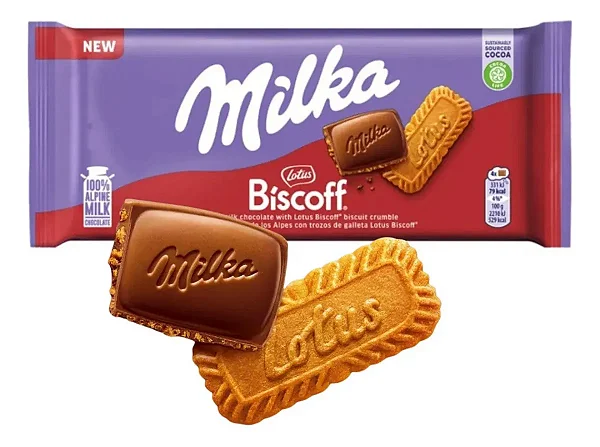MILKA LOTUS BISCOFF 90GR