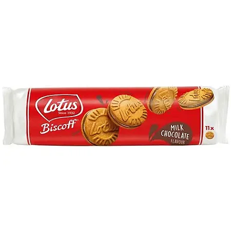 LOTUS BISCOFF SANDWICH MILK CHOCOLATE 110GR
