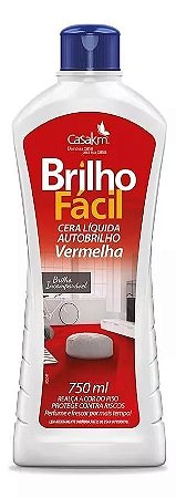 Cera Líquida BRILHO FÁCIL Vermelha 750ml