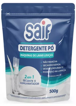 Detergente Pó Máquinas de Lavar Louças