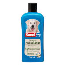 Shampoo Pelos Claros Sanol Dog