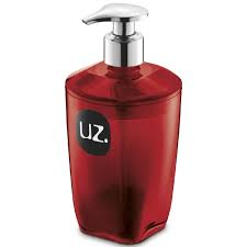 Porta Sabonete Líquido  Premium UZ Vermelho
