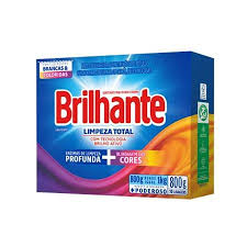 Sabão em Pó Brilhante Limpeza Total   800g