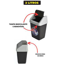 Lixeira de Mesa 2 Litros