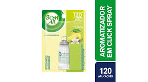 Aromatizador Bom Ar Click Spray Refil Limão  Siciliano 12ml