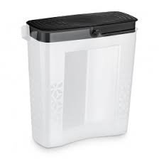 Porta Sabão em Pó Slim 1,65 Litros Preto