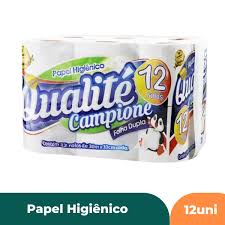 Papel Higiênico Folha Dupla Qualité 30m - 12 Un