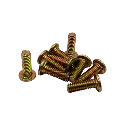 PARAFUSO TRAVA P/ELETROCALHA 1/4 X 3/4 BICROMATIZADO(PACOTE COM 100 UNIDADES)