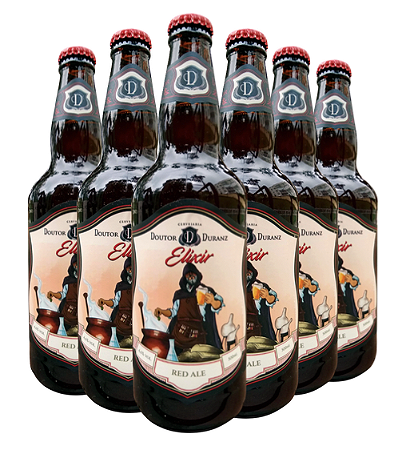 Cerveja Elixir - Red Ale 500ml (Caixa c/ 6un)