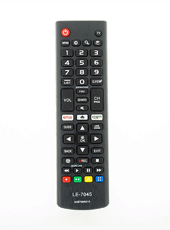 CONTROLE REMOTO PARA TV LG SMART -  SKY-8035