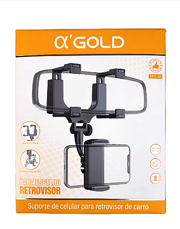 SUPORTE para AUTOMÓVEIS - RETROVISOR - GOLD