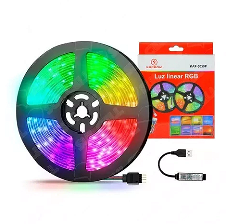 LUZ de LED LINEAR RGB- KAPBOM