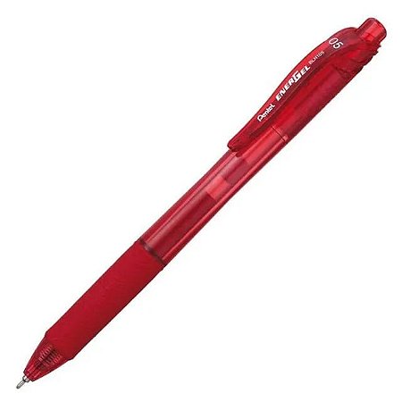 Caneta Gel Energel X 0,5mm Pentel VERMELHA