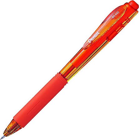 Caneta Esferográfica WOW 1.0mm Pentel LARANJA