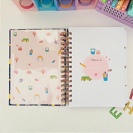 Caderno Wire-o Corujinha Reposicionável Buendia