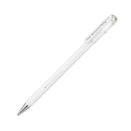 Caneta Gel Hybrid Milky Pastel 0.8mm Pentel Branca