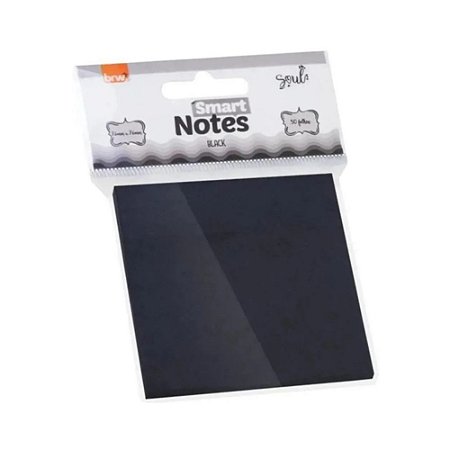 Bloco Adesivo 76x76 Preto Brw