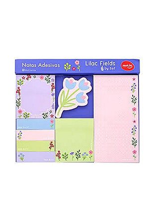 Bloco de Notas Adesivas Lilac Fields by Sof Molin