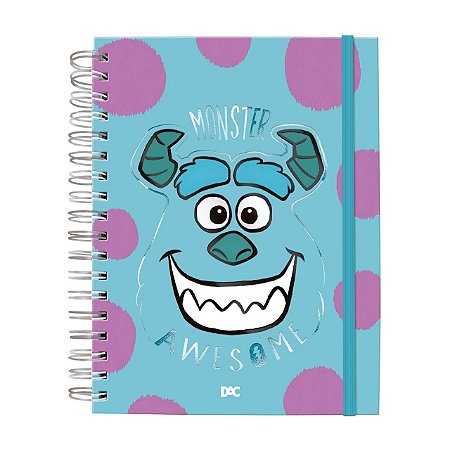 Caderno Smart Universitário Monstros SA 80 Fls Dac