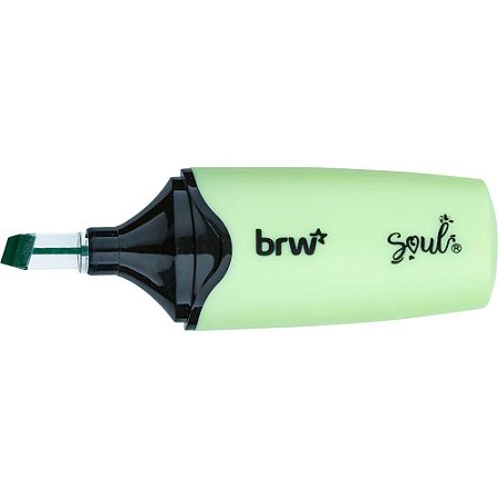 Marca texto Mini Neon com Ponta Transparente Brw
