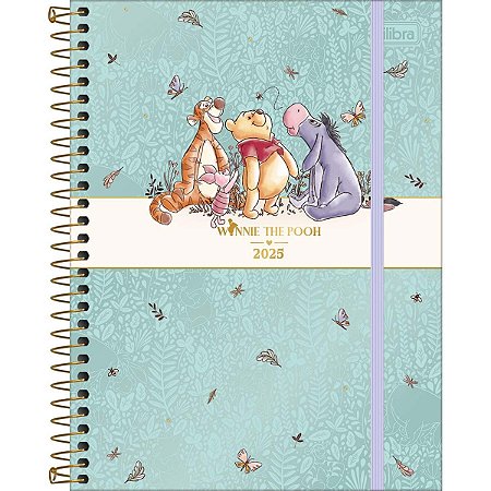 Planner Espiral Pooh 2025 Tilibra