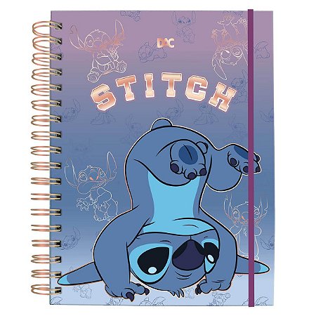 Caderno Smart Universitário Stitch 80 Fls Dac
