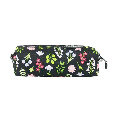 Estojo Godinho  New By Sof Floral Preto Sabra