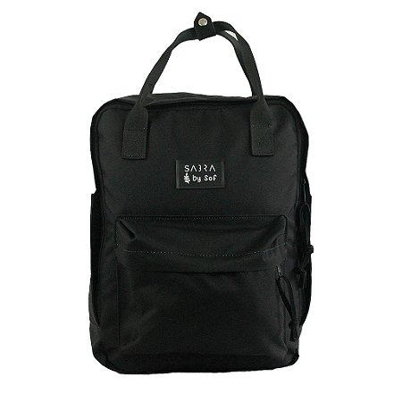 Mochila Quadrada By Sof Preta Sabra