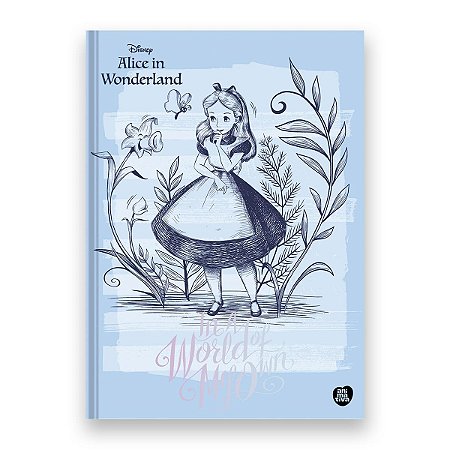 Caderno Brochura Colegial Alice no País das Maravilhas Animativa