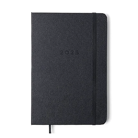 Agenda Planner Clássica Semanal Preta Cícero