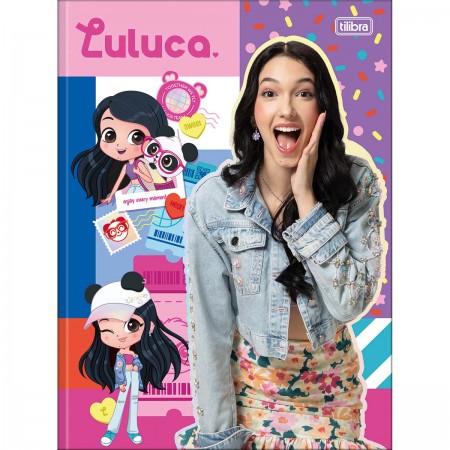 Caderno Brochurão Capa Dura Luluca 80 fls.  Tilibra