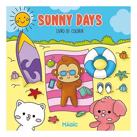 Livro de Colorir Bobbie Goods Sunny Days 48 pg. Magic Kids