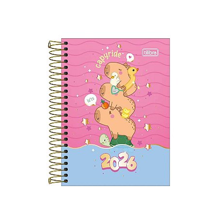 Agenda Espiral Capyclub 2026 Tilibra